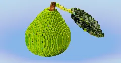 Pear Fruit — Minecraft Build by LeonisBuilds (2)