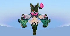 Meowscarada from Pokemon — Minecraft Build by LeonisBuilds (2)