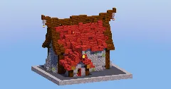 Mangrove Red Medieval House 3 — Minecraft Build by LeonisBuilds (4)