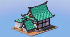 Japanese Temple House Dark Copper — Minecraft Build by LeonisBuilds (1)