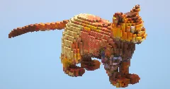 Orange Cat — Minecraft Build by LeonisBuilds (2)
