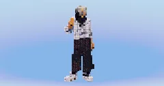 Toge Inumaki from Jujutsu Kaizen — Minecraft Build by LeonisBuilds (1)