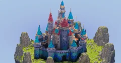 White Fantasy Castle — Minecraft Build by StrongholdStudios (1)