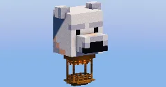 Polar Bear Hot Air Balloon — Minecraft Build by LeonisBuilds (1)