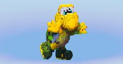 Green Koopa from Super Mario — Minecraft Build by LeonisBuilds (2)