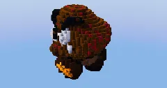 Goomba from Super Mario — Minecraft Build by LeonisBuilds (2)