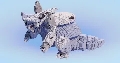Mega Aggron — Minecraft Build by LeonisBuilds (2)
