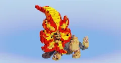 Mega Pyroar from Pokemon — Minecraft Build by LeonisBuilds (2)