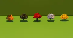 Colorful Trees Pack — Minecraft Build by VerdantBuilds (1)