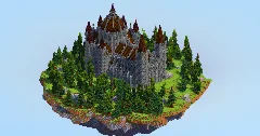 Tuff Bricks Gothic Cathedral on Floating Island v2 — Minecraft Build by LeonisBuilds (2)