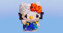 Hello Kitty from Hello Kitty — Minecraft Build by LeonisBuilds (1)
