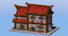 Mangrove Red Medieval House 13 — Minecraft Build by LeonisBuilds (2)