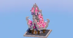 Pink Medieval Fantasy House 1 — Minecraft Build by LeonisBuilds (2)
