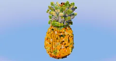 Pineapple Fruit — Minecraft Build by LeonisBuilds (1)