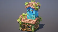 Mediterranean Colorful House — Minecraft Build by MellowHat (1)