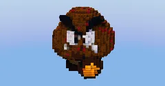 Goomba from Super Mario — Minecraft Build by LeonisBuilds (3)