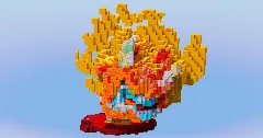 Terastal Ogerpon Hearthflame Mask from Pokemon — Minecraft Build by LeonisBuilds (1)