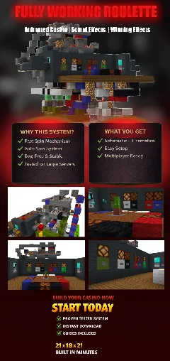 PlayFlex Easy Redstone Roulette Machine — Minecraft Build by PlayFlex (8)
