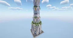 Solarpunk Quartz Tower — Minecraft Build by LeonisBuilds (2)