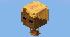 Husk Hot Air Balloon — Minecraft Build by LeonisBuilds (1)