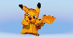 Pikachu from Pokemon — Minecraft Build by LeonisBuilds (3)