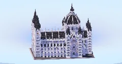 White Gothic Cathedral v2 — Minecraft Build by LeonisBuilds (3)