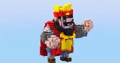 Red King from Clash Royale — Minecraft Build by LeonisBuilds (2)