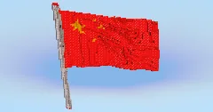 China Flag — Minecraft Build by LeonisBuilds (1)