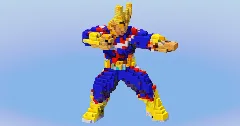 All Might from My Hero Academia — Minecraft Build by LeonisBuilds (1)