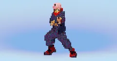 Yuji Itadori from Jujutsu Kaizen — Minecraft Build by LeonisBuilds (1)