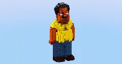 Cleveland Brown from Family Guy and The Cleveland Show — Minecraft Build by LeonisBuilds (1)