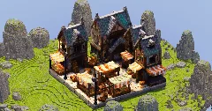 Medieval Market — Minecraft Build by StrongholdStudios (2)