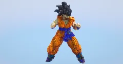 Goku‎ — Minecraft Build by LeonisBuilds (1)