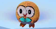 Rowlet — Minecraft Build by LeonisBuilds (1)