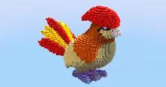 Pidgeotto — Minecraft Build by LeonisBuilds (2)