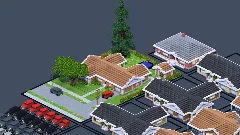 Suburban Neighborhood Asset Pack | Modular Houses, Roads & Assets — Minecraft Build by RaekonBuilds (2)