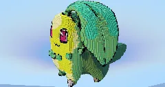 Chikorita — Minecraft Build by LeonisBuilds (2)
