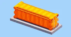 Orange Container — Minecraft Build by LeonisBuilds (1)