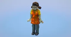 Small Squid Game Doll — Minecraft Build by LeonisBuilds (1)