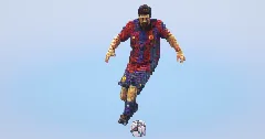 Messi Barcelona‎ — Minecraft Build by LeonisBuilds (1)