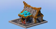 Stone Medieval Butcher House — Minecraft Build by LeonisBuilds (2)