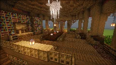 Medieval House - Medieval Library — Minecraft Build by claraneto (12)