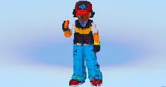 Ash Ketchum Diamond & Pearl — Minecraft Build by LeonisBuilds (1)
