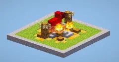 Clash of Clans Army Camp Level 5 — Minecraft Build by LeonisBuilds (1)