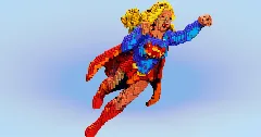 Supergirl from DC Comics — Minecraft Build by LeonisBuilds (2)