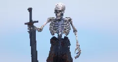 Skeleton Warrior‎ — Minecraft Build by LeonisBuilds (2)