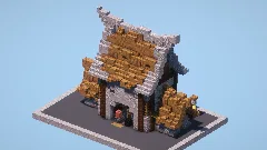 Medieval Blacksmith House — Minecraft Build by LeonisBuilds (1)