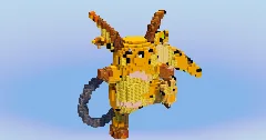 Raichu from Pokemon — Minecraft Build by LeonisBuilds (1)