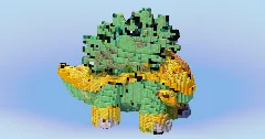 Grotle from Pokemon — Minecraft Build by LeonisBuilds (2)