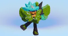 Ogerpon Teal Mask — Minecraft Build by LeonisBuilds (2)